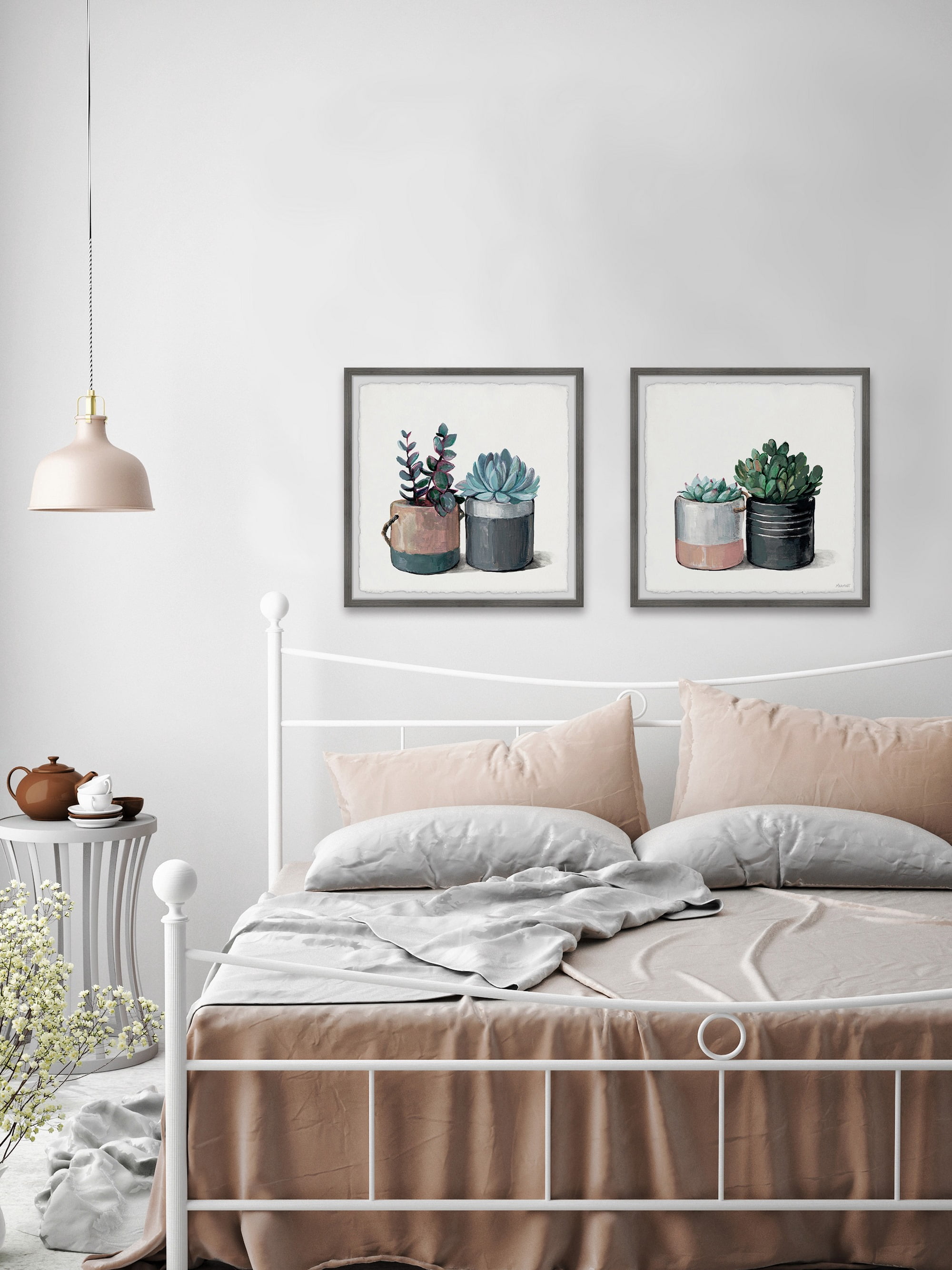 Marmont Hill Succulent Planters Diptych