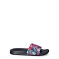 thumbnail image 3 of Time and Tru Women's Floral Slide Sandals, Sizes 6-11, 3 of 7
