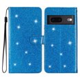 thumbnail image 1 of Compatible with Google Pixel 7 Sparkling Glitter Wallet Case with Card Pocket Flip Cover, 1 of 5