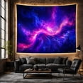 thumbnail image 6 of Cosmic Nebula Space Galaxy Against a Dark Starry Sky Mysterious Celestial for Space Enthusiasts Ethereal Wall Decor Halloween Gift Tapestry Wall Hanging for Bedroom and Dorm, 6 of 7