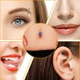 thumbnail image 5 of Obkcjja 110PCS Body Jewelry Piercing, Stainless Steel Eyebrow Navel Belly Tongue Lip Bar Ring, 5 of 9