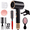 Black, variant on Morfone Hair Dryer, High-Speed Professional Ionic Blow Dryer with Hair Diffuser for Women & Men, White
