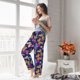 thumbnail image 5 of Fotbe Paint Butterflies Pantalones de Pijama para Mujer, Pantalones de Dormir, Pantalones Pj con Cordón y Bolsillos-3X-Large, 5 of 6