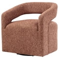 thumbnail image 5 of Coaster Westhill Contemporary Fabric Swivel Accent Chair in Berry, 5 of 11