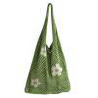 Sac en Filet pour Achats de Fleurs, Rangement de Fruits, Sacs à Main Écologiques (Kaki)