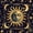 Sun Moon 03, variant on Homewish Hippie Astrology Zipper Queen Comforter Set with Fitted Sheet and 2 Pillowcases, Sun Moon Stars Zipper Bedding Set, Black Reversible
