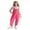 Rose Red, variant on SILVERCELL 5-14T Girls Casual Sleeveless Jumpsuits Teens Girl Spaghetti Strap Loose Romper Long Pants Overalls with Pockets