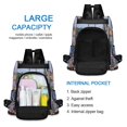 thumbnail image 6 of FORMRS Women's Travel Backpack Purse Anti-Theft Hidden Pockets Casual Shoulder Bag, Green Boat, 6 of 7