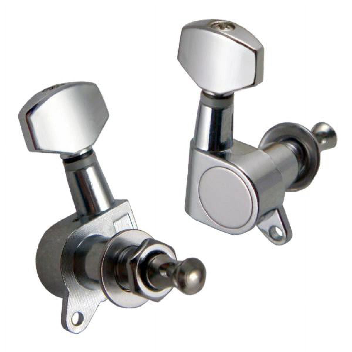 LeeQinersw 69mm Electric Guitar Fixed Hardtail Bridge+6R Sealed Gear Tuning Pegs Tuners