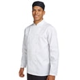 thumbnail image 1 of Dennys - Chaqueta de chef económica de manga larga para adultos unsiex (Blanco), 1 of 2