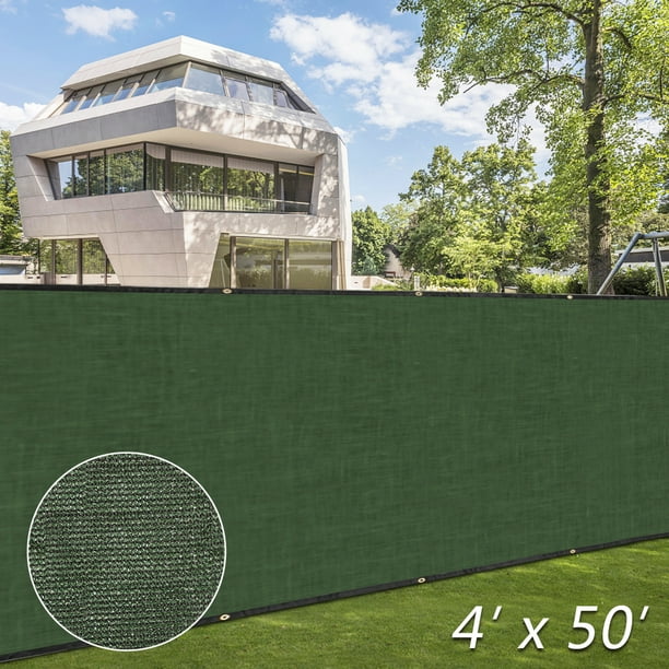 Ktaxon 4' x 50' Green Privacy Fence Screen,Shade Cloth Commercial Grade ...