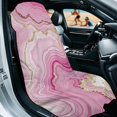 thumbnail image 2 of ZUXONGSY Car Seat Cover Towel Pink Gold Marble Print Cars Seat Towel Covers Breathable Car Seat Cover Protector Front Seats Auto Interior Decoration, 2 of 8