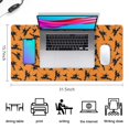 thumbnail image 5 of Long Mouse Pads for Desk,Halloween Witches on Brooms Pattern Desk Mats on Top Of Desks, Desk Mouse Pad Extra Large with 3mm Non-Slip Base and Stitched Edge for Gaming,Office,Work,Home 31.5x15.7in, 5 of 5