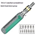 thumbnail image 3 of Kugisaki Multi-angle 14 In 1 Screwdriver Ratchet Plates Hand Shaped Screwdriver Screwdriver Screwdriver Bent Plums Crosss Screwdriver Head on Clearance, 3 of 8