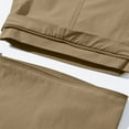thumbnail image 7 of Hinvhai Mens Pants Clearance, Men Solid Button Zipper Belt Quick-drying Detachable In Two Trouser Khaki 8(XL), 7 of 7