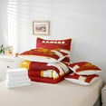 thumbnail image 4 of Erosebridal Sport Football Bedding Sets Twin Size,Ball Game Comforter Sets with Sheets,Room Decorative,Reversible,7pcs, 4 of 5