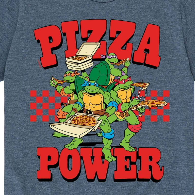 Teenage Mutant Ninja Turtles - Group Pizza Power - Toddler And Youth Short  Sleeve Graphic T-Shirt 