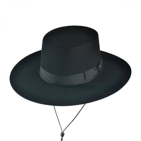 Made in the USA - Classics Wool Felt Bolero Hat - XL - Black