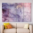 thumbnail image 4 of Shimmery Poster, Abstract Art Canvas, Purple Marble Canvas Art, Purple And Pink Marble, Modern Wall Art, Alcohol Ink Wall Decor, Canvas Wall Decor - 3P-Black Framed, 4 of 9