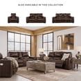 thumbnail image 5 of Ashley Furniture Alessandro Leather Power Recliner with Headrest in Walnut, 5 of 13