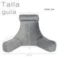 thumbnail image 2 of Almohada de lectura grande, almohada con funda de terciopelo para adultos, adolescentes y niños; soporte lumbar, siéntese en la cama para eliminar el reflujo, resistente a las manchas, funda removible, 2 of 6