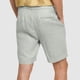 thumbnail image 4 of Pantalones de Hombre Elástico Cintura Músculo Casual Imitación Algodón Lino Textura Atado Cinco Cuartos de Pantalones Cortos, 4 of 9