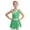 Green, variant on Haitryli Girls Christmas Santa Dance Dress Gymnastics Ballet Leotard Figure Ice Skating Bodysuit Red 4