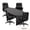Espresso Set, variant on GOF 6 Ft. Dark Cherry Conference Table with 4 Luxhide Office Chairs (G11776B) – Premium Meeting Room Set