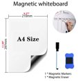 thumbnail image 1 of Stylos Magnétiques pour Tableau Blanc A4, Effaçables à Sec, Notes Magnétiques Flexibles pour Réfrigérateur, 1 of 1