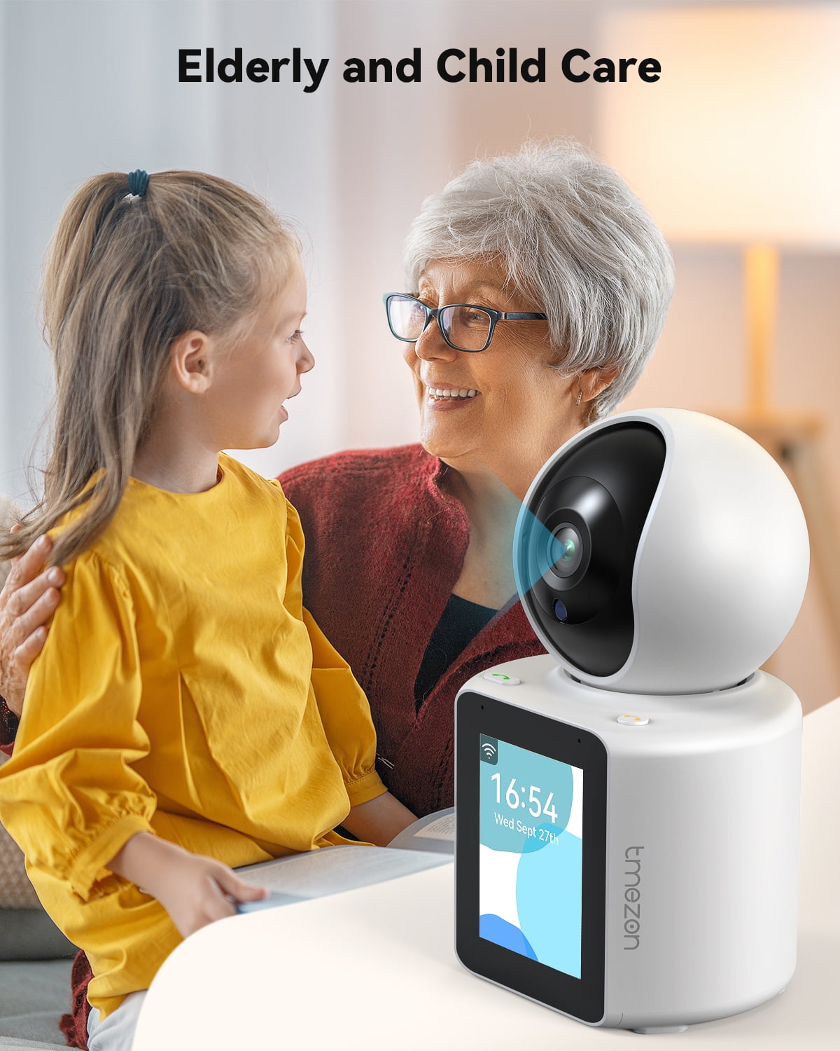 TMEZON Video Pet Dog Camera, Two-Way Wireless Security Camera with 1080P Indoor Monitoring