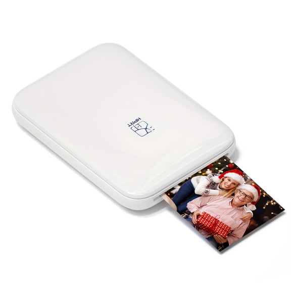 Wireless Portable Photo Printer Mini Color Printer, Compatible With IOS/Android Devices, Travel, Home, Party, Mobile Phone Direct Connection Printing, HD Reduction, White