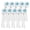 White, variant on 10PCS Toothbrush Replacement Heads Compatible with Oral B iO 2/3/4/5/6/7/8/9/10, Medium Bristles for Gentle Gum Care, Round Toothbrush Head, 360°Deep Cleaning Rotating Powerhead, White+Black