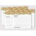 thumbnail image 2 of Inkdotpot Recipe Card 6x4 inch Single-Sided Recipe Design Cards Tropical Fruits Recipe Cards Wedding-Bridal Shower-Baby Shower- Pack of 50, 2 of 6