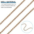thumbnail image 3 of Unique Bargains 10 Yard Crystal Rhinestone Chain, 2.0mm Sew on Close Claw Chain Trim, Yellow, 1Roll, 3 of 7