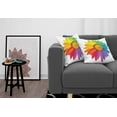 thumbnail image 3 of Ambesonne Colorful Throw Pillow Cover 2 Pack, Hippie Daisy Spring, 16", Multicolor, 3 of 5