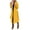35# Yellow, variant on Fshiont Womens Winter Coat Long Trench Coat Oversized Long Casual Wool Blend Overcoat Notch Lapel Belted Full Length Jackets Yellow 2XL