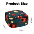 thumbnail image 2 of Ladybird Sanitary Napkin Bag Pad Bag Small Canvas Pouch Sanitary Napkin Receptacle Bags 4.7x6.6x6.6 in - Velvet, Sponge, 2 of 6