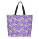 thumbnail image 1 of Disketp Pugs and Flowers Bolsa Tote Estampada para Mujer, Bolso de Hombro y de Mano para Compras y Viajes, 1 of 8