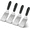as the picture shows, variant on Small Spatula Professional Mini Serving Spatula, Stainless Steel Metal Spatula Set, Cutter and Serve Turner for Kitchen, Flipping or Cooking for Brownie, Cookie, Lasagna, Pancakes or Cake etc.