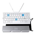 thumbnail image 1 of Mini teclado Bluetooth plegable con soporte para teléfono, teclado Bluetooth plegable de aleación de aluminio para tableta, para teléfono-B, 1 of 8