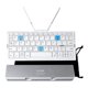 thumbnail image 1 of Mini teclado Bluetooth plegable con soporte para teléfono, teclado Bluetooth plegable de aleación de aluminio para tableta, para teléfono-B, 1 of 8