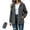 Dark Gray, variant on Women Lightweight Waterproof Rain Jackets Packable Outdoor Hooded Windbreaker with Adjustable Drawstring