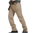 thumbnail image 3 of BiZtdJrK Big and Tall Outdoor Pants for Men Ripstop Hiking Cargo Pants Lightweight Relaxed Fit Work Pants with Multi Pockets Khaki XXXXXXL, 3 of 6