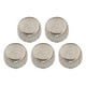 thumbnail image 5 of Piezas de corona de reloj, Kit de herramientas de reparación de reloj de pulsera plateado, duradero, resistente, ligero, práctico, 5 uds., 4mm/0,16 pulgadas, 5 of 10