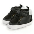 thumbnail image 2 of Baby Boy Non-Slip Sneakers Newborn Warm Lace Up Boots Prewalker Walking Shoes 0-18M, 2 of 7