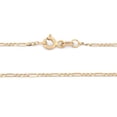 thumbnail image 2 of Cadena Figaro Oro Italiano Sólido 14K 50 cm amarillo Casa del Anillo, 2 of 7