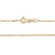 thumbnail image 2 of Cadena Figaro Casa del Anillo Oro Italiano Sólido 14K 55 cm amarillo, 2 of 7