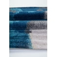 thumbnail image 4 of Ladole Rugs Innovative Beautiful Boston Collection Abstract Pattern Indoor Area Rug Carpet in Teal Cream Grey, 8x11 (7'10" x 10'5", 240cm x 320cm), 4 of 5