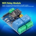thumbnail image 3 of Dual Channel WiFi Relay 12V ESP8266 WiFi Relay Module Phone APP Remote Switch for IOT Smart Home, 3 of 4
