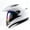 Glossy White, variant on 1Storm Dual Sport Helmet Motorcycle Full Face Motocross Off Road Bike HGXP14A Glossy White